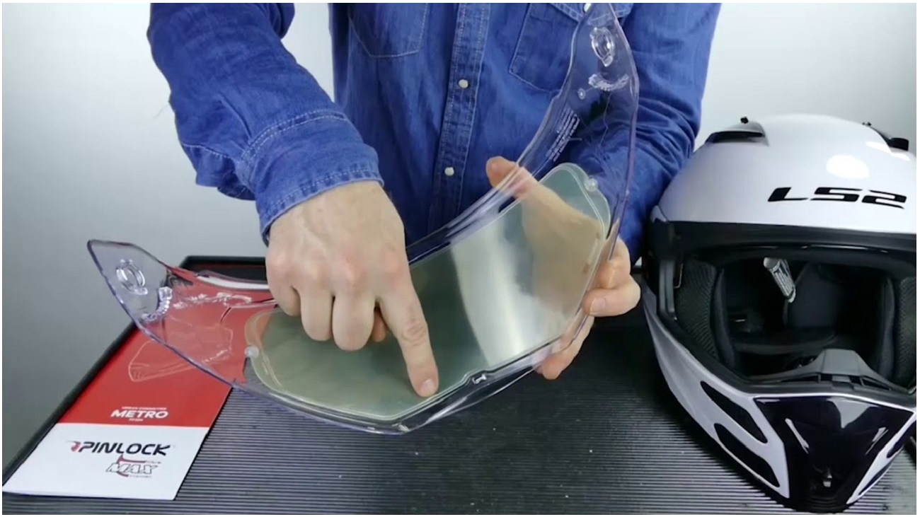 Visiera Sistema Pinlock Cascos Accesorio Pinlock Ls2 Para Cascos