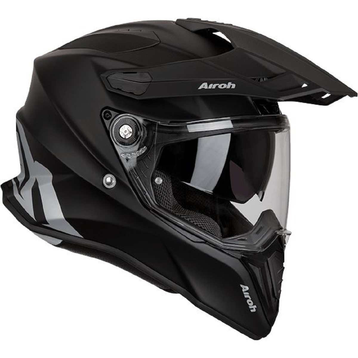 Casco Airoh Commander 2 Black ON-Off Road Negro Mate Lentes