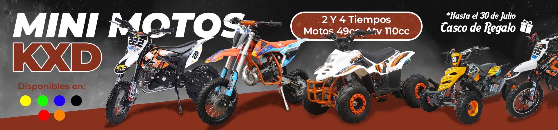 Banner minimoto Preventa motoshop uruguay