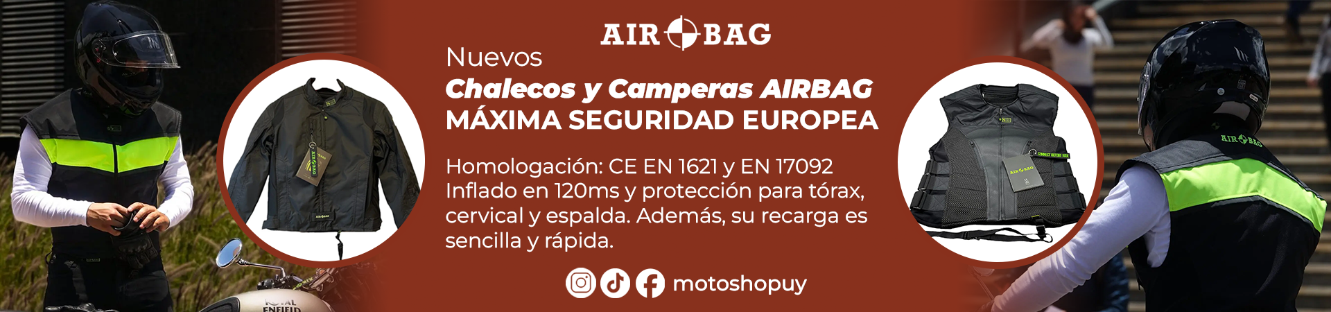 Banner AIRBAG png motoshop uruguay